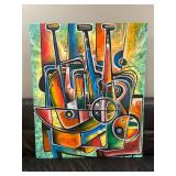 Simeon Gonzales Art Signed