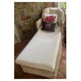 Wicker Chaise Lounge