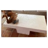 Vintage Coffee Table In Mactan Stone