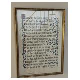 Vintage Hand Painted Blessing