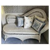 Wicker Chaise Lounge