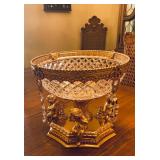 Crystal And Gilt Bronze Fruit Bowl