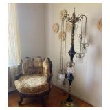 Crystal And Brass Lamp