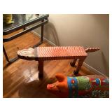 Indonesian Folk Art Carved Wood Painted Animal