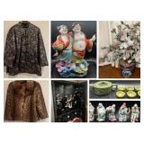 SISTERS IN CHARGE ONLINE AUCTION EAST MEADOW, NY VINTAGE FUR JACKETS, JADE, ORIENTAL DECOR