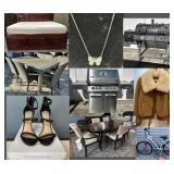 SISTERS IN CHARGE ONLINE AUCTION, WEST BABYLON NY, OUTDOOR FURNITURE, DESIGNER SHOES AND HANDBAGS