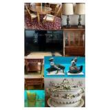 SISTERS IN CHARGE ONLINE AUCTION, FLUSHING, NY - MID-CENTURY FURNITURE, CRYSTAL, CHINA, HOUSEWARES