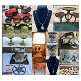 Patchogue, NY Online Auction-Toro Ride On Lawn Mower, Sterling Silver And Gold Jewelry, MCM Furnitur