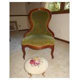 Matching Chair and Stool