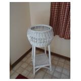 Wicker Plant Stand