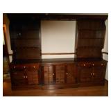 1 set, bookcases, media center