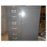 File Cabinet with enclosed shelves