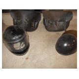 Helmets and Saddle Bags