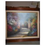 Kinkade Painting Victorian Garden