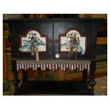 Whimsical painted chest