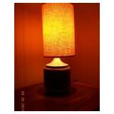 Cork base lamp