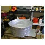 Galvanized tub