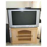 Sony TV and cabinet