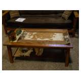 Coffee table w/decoration from Australia