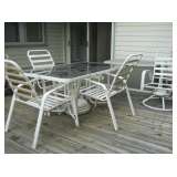 Patio furniture (shown without umbrella