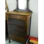 Antique chest of drawers w/mirror