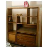Walnut room divider