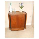 Vintage walnut nightstand