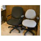 2 of the 4 desk chairs