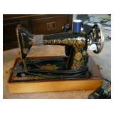 Vintage Singer portable sewing machine