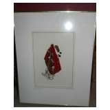 Framed copper enameling