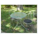 Bistro table and chairs