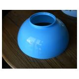 Blue light globe