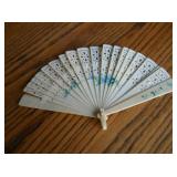 Antique Siam ivory hand fan