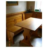 Kitchen table & bench
