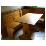 Kitchen table & bench