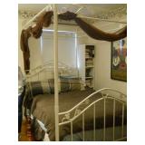 White canopy bed