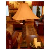 Lamp and candles