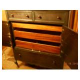 Inside of chest of drawers