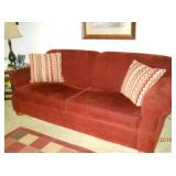 Wine Colored Couch