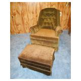 Swivel/rocker w/ottoman