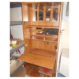 Bookcase/writing desk (open)