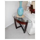 Glass Top Sofa Table