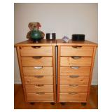 2 Storage/Craft Cabinets