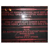 Info on Dragster Rear End and Wheels