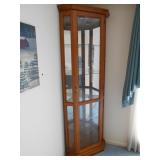 Oak Curio Cabinet