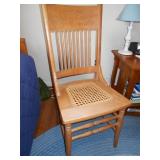 Cane seat chair