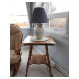 Side tables and lamp