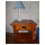 Side tables and lamp