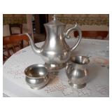 Pewter Teapot Set