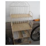 Metal/Wicker Shelf